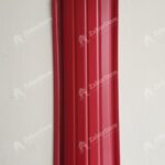 Евроштакетник металлический 110 мм RAL 3003 полукруглый 0.5 мм - Изображение 1