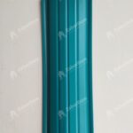 Евроштакетник металлический 110 мм RAL 5021 полукруглый 0.5 мм - Изображение 1