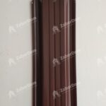 Евроштакетник металлический 115 мм RAL 8017 П - образный 0.5 мм - Изображение 2