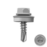 Саморез 5,5х19 RAL 7004 Серый - Изображение 1