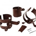 Кронштейн трубы на дерево OSNO шоколад - Изображение 1