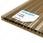 Сотовый поликарбонат Sotalight 8 мм бронза 2.1х6 м - Изображение 1