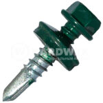 Саморез кровельный 5,5x25 мм RAL6005 Зеленый мох - Изображение 1