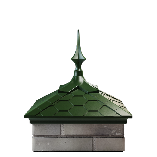 Колпак EVEREST 390 x 390 с пикой Зеленый — изображение 2