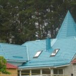 Металлочерепица Супермонтеррей Полиэстер RAL 5021 - Изображение 2