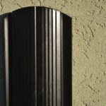 Евроштакетник металлический 110 мм RAL 9005 фигурный 0.5 мм - Изображение 1