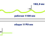 Металлочерепица МП Супермонтеррей Полиэстер RAL 6005 - Изображение 2