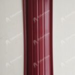 Евроштакетник металлический 110 мм RAL 3005 полукруглый 0.5 мм - Изображение 1