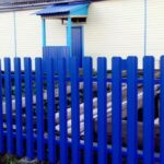 Евроштакетник металлический 110 мм RAL 5002 полукруглый двусторонний 0.5 мм - Изображение 4