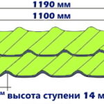 Металлочерепица Монтеррей Полиэстер RAL 3003 - Изображение 2