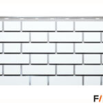 Фасадная панель Fineber Кирпич облицовочный белый 1130х463 мм - Изображение 1