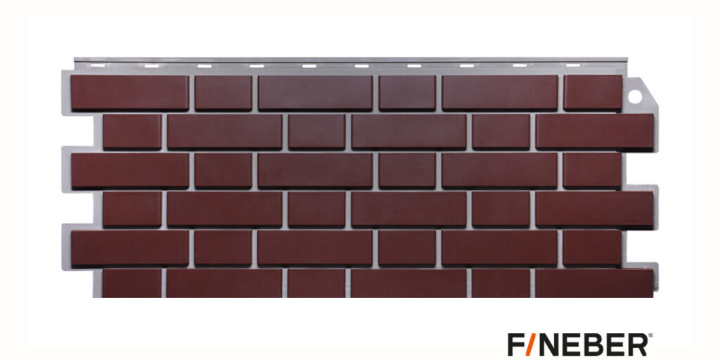 Фасадная панель Fineber Кирпич облицовочный жженый 1130х463 мм - Изображение 1