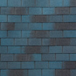 Гибкая черепица Tegola Nordland Классик синяя с отливом - Изображение 1