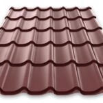 Металлочерепица Супермонтеррей Полиэстер RAL 8017 - Изображение 1