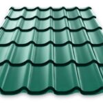 Металлочерепица Супермонтеррей Полиэстер RAL 6005 - Изображение 1