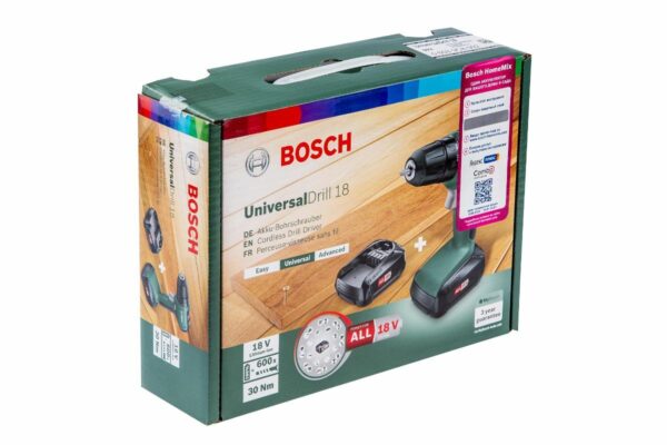 Дрель-шуруповерт 18В BOSCH UniversalDrill 18/2 — изображение 8