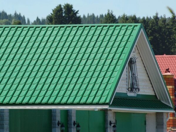 Металлочерепица Венеция Полиэстер RAL 6005 — изображение 2