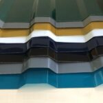 Профилированный поликарбонат трапеция цветной матовый 1,05х2 0,8 мм - Изображение 1