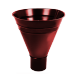 Воронка водосборная металлическая МеталлПрофиль МП Престиж 125 х 100 - Изображение 3