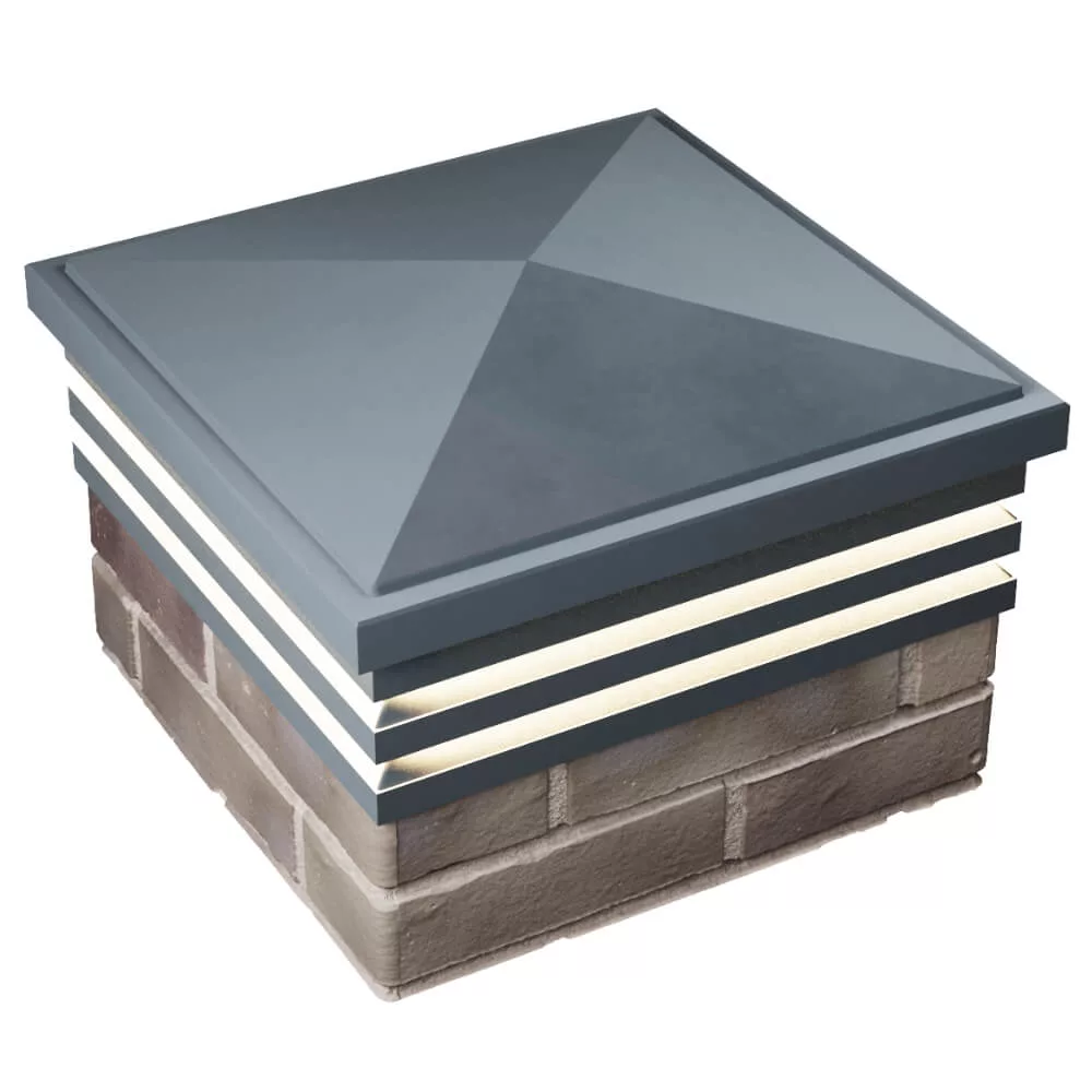 Колпак ZKING BONA 385 x 385 Серый с подсветкой — изображение 4