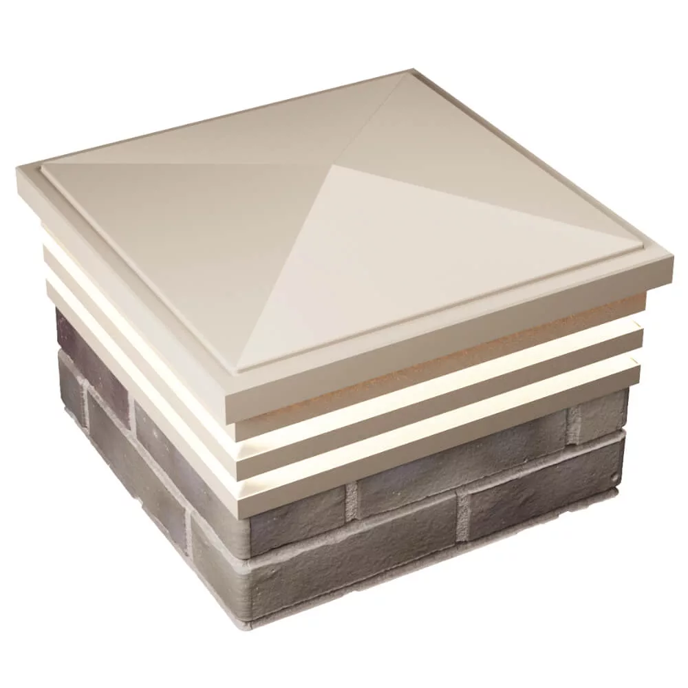 Колпак ZKING BONA 385 x 385 Бежевый с подсветкой — изображение 4