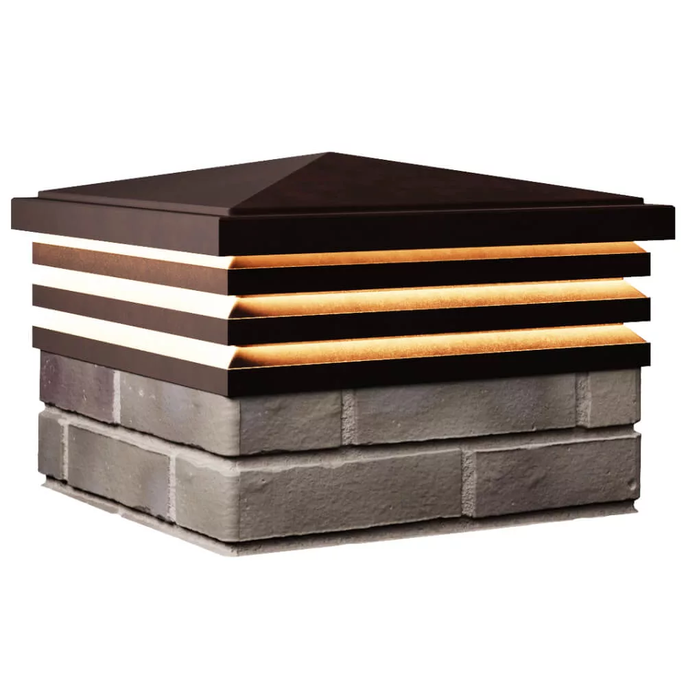 Колпак ZKING BONA 385 x 385 Коричневый с подсветкой — изображение 3