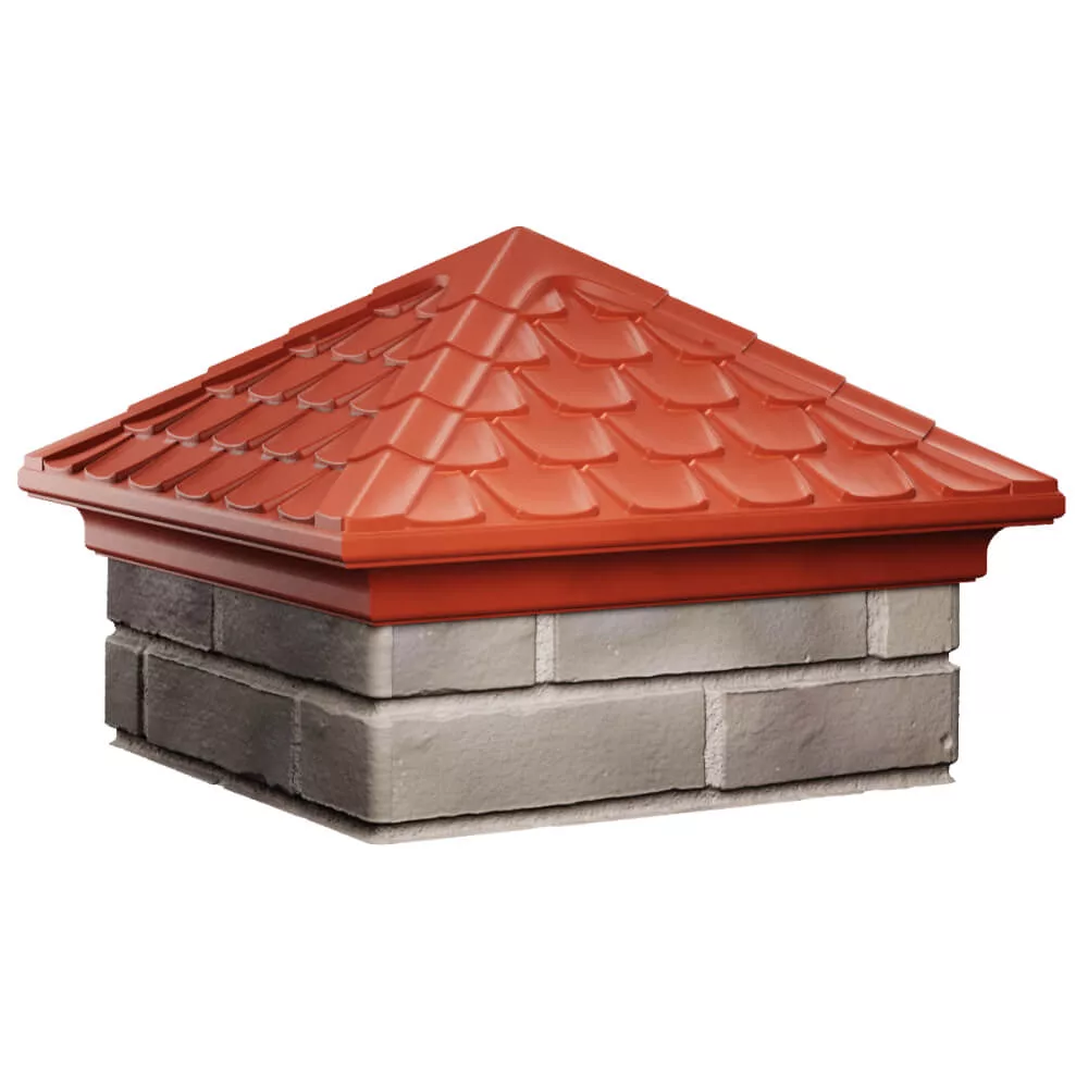 Колпак ZKING ELBRUS 385 x 385 Красный — изображение 2