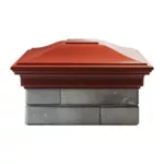 Колпак ZKING МОНБЛАН 355 x 355 х 140 Красный - Изображение 1