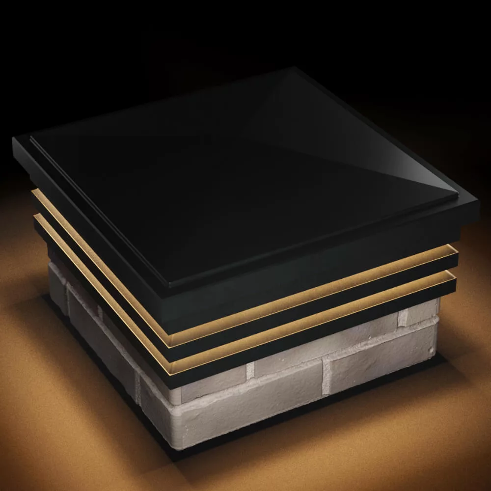 Колпак ZKING BONA 385 x 385 Черный с подсветкой — изображение 7