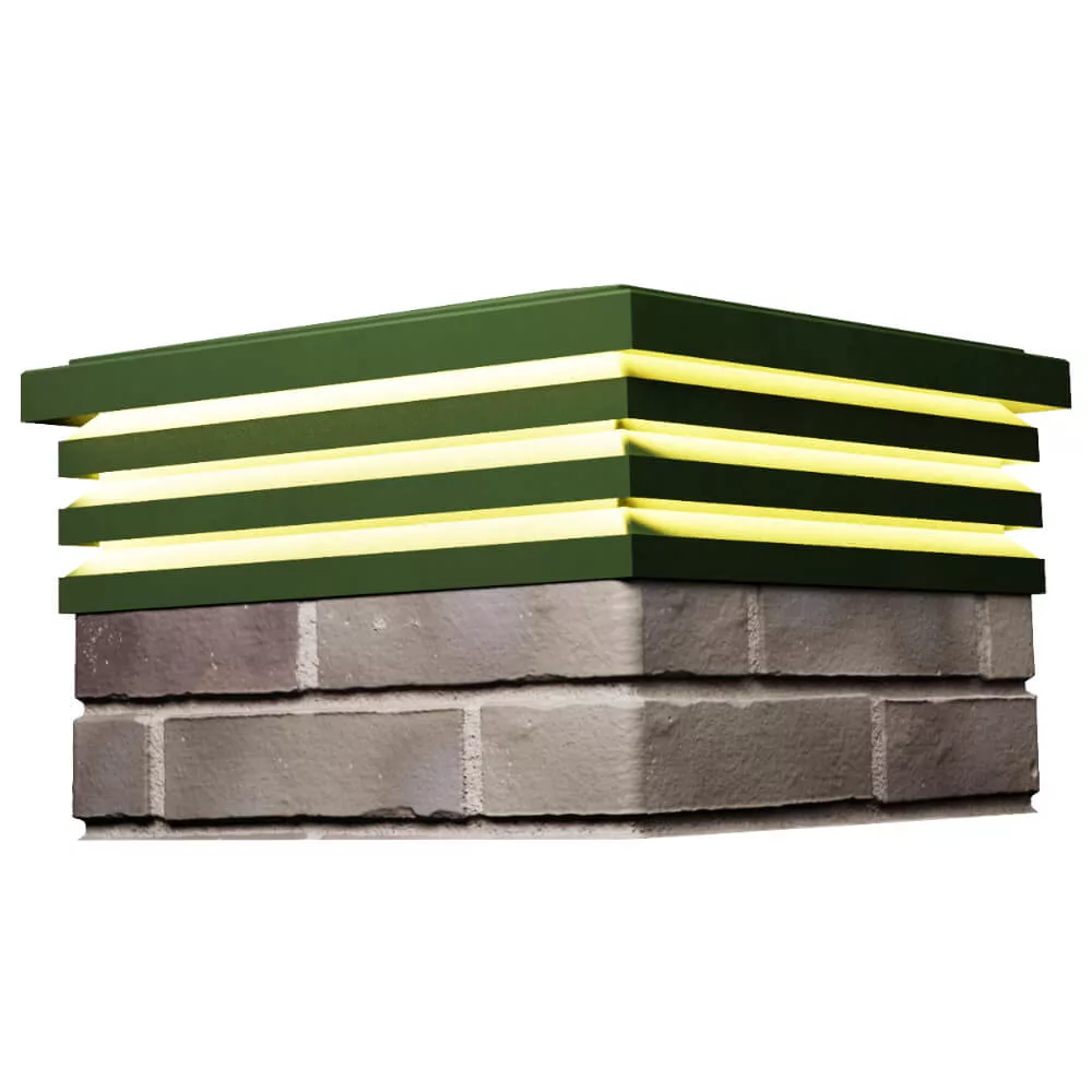 Колпак ZKING BONA 385 x 385 Зеленый с подсветкой — изображение 3