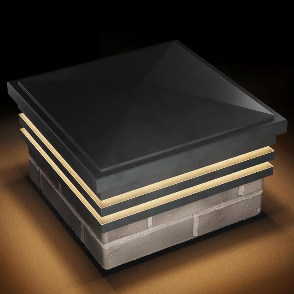 Колпак ZKING BONA 385 x 385 Серый с подсветкой — изображение 6