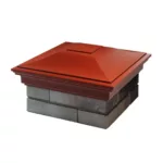 Колпак ZKING МОНБЛАН 355 x 355 х 140 Красный - Изображение 2