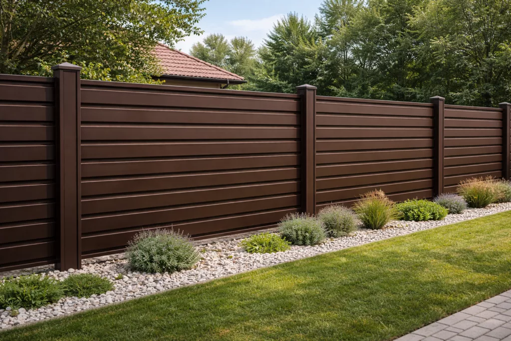 Забор Ранчо металлический RAL 8017 - Изображение 1