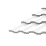 Металлочерепица белая