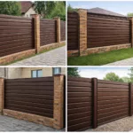 Забор Ранчо металлический RAL 8017 - Изображение 2