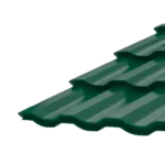 Металлочерепица зеленая