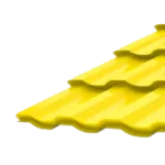 Металлочерепица желтая