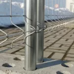 Столб 1,95м d51х1,2мм без отв. под бетон цинк неокрашен. без заглушки GL - Изображение 2