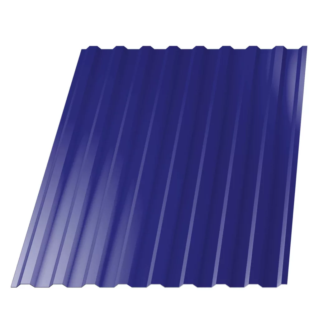 Профнастил НС-20 (МП 20) RAL5002 Синий Ультрамарин 1150(1100)мм 0,45мм - Изображение 1