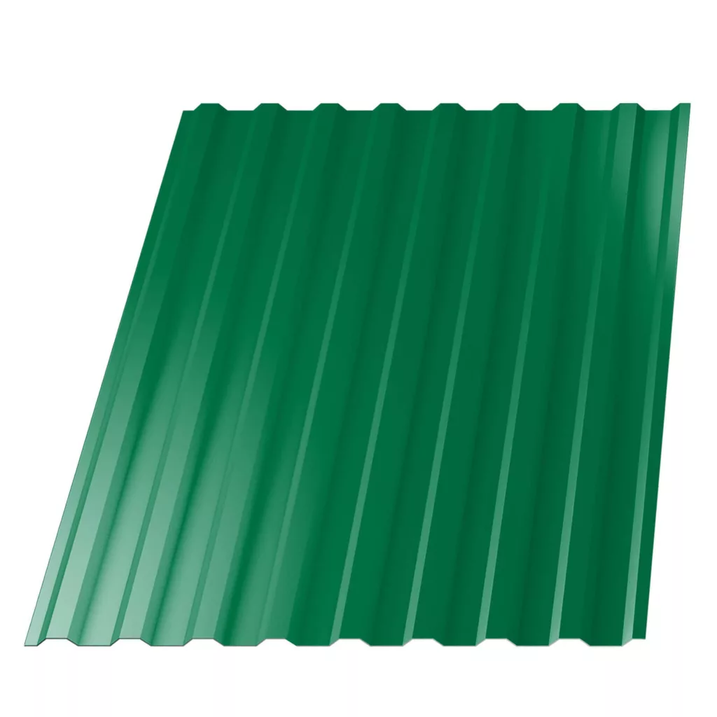Профнастил НС-20 (МП 20) RAL6029 Зеленая мята 1150(1100)мм 0,45мм - Изображение 1