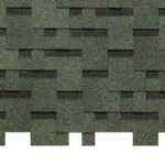 Мягкая кровля зелёная